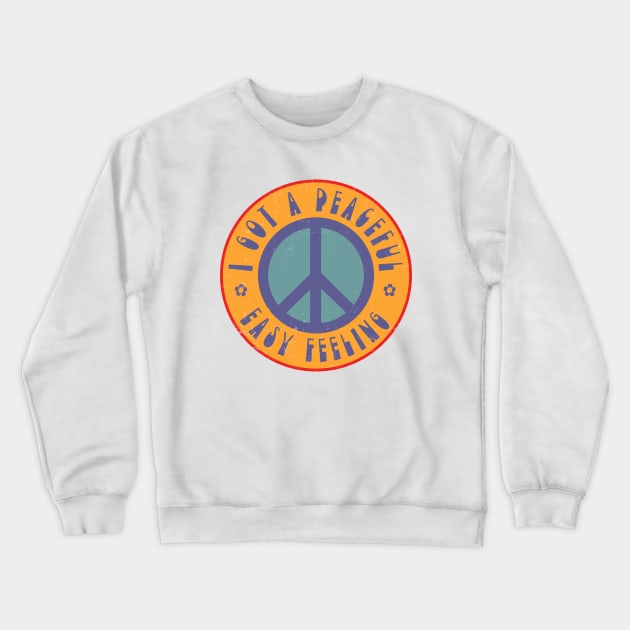 Peaceful Easy Feeling Crewneck Sweatshirt by SunsetSurf